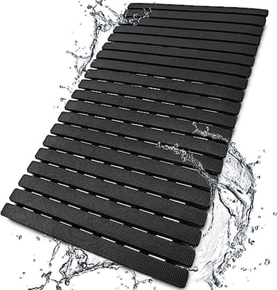Antislip Douchemat met Zuignappen en Afvoergaten - Veiligheidsbadmat 60 x 40 cm
