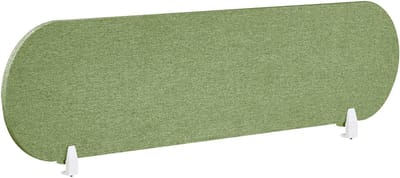 BELIANI SPARKY - Bureauscheidingswand - Groen - 160 x 40 cm - Polyester