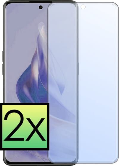 Screenprotector - 2 Stuks - Geschikt voor OPPO Reno 8T 4G - Extra Sterk - Beschermglas - Gehard Glas - Tempered Glass - Screen Protector - Bescherm Cover