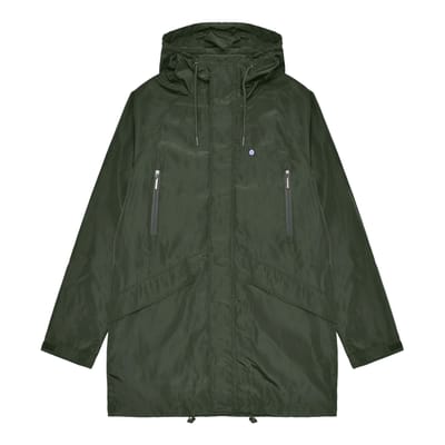 Lambretta Heren Heaton Hooded Jacket (Kaki Groen)