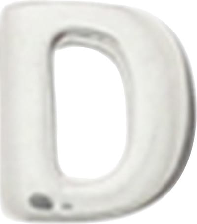 The Jewelry Collection Hanger Letter D - Zilver