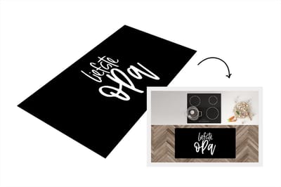 Keukenloper - Loper keuken - Quotes - Opa - Spreuken - Liefste opa - 120x60 cm - Keukenloper vinyl