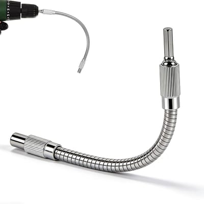 Flexibele Schacht Verlenging Bit Houder - 1/4" Kabel Verlengbare Schacht voor Ratchet en Hex Schroevendraaier Bits, Ideaal voor Moeilijk Bereikbare Plaatsen