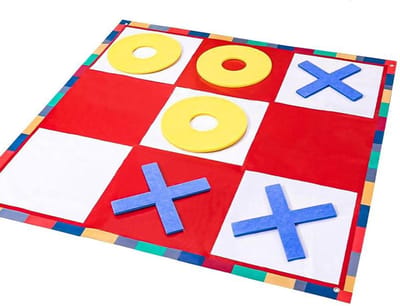 Tuin Werpspel - Buitenspel Gezins - Buitenactiviteiten - Waterdichte Stof - 110 x 110 cm - Rood