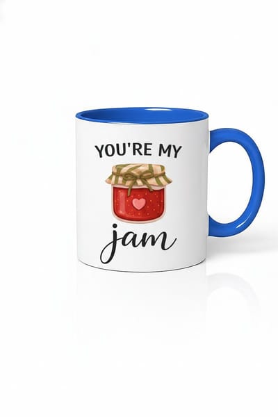 Liefdevolle 'You're My Jam' Mok - Uniek Cadeau met Jam Potje Design