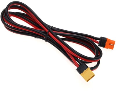 Dailygoody - Power Kabel XT60I Vrouwelijk naar XT60 Mannelijke Connector - 1.5M - 12AWG Oplaadkabel - Voor Drones - Betrouwbaar en Duurzaam
