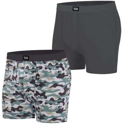 ATLAS FOR MEN - Set van 2 boxershorts - Heren - Verkrijgbaar in grote maten - L