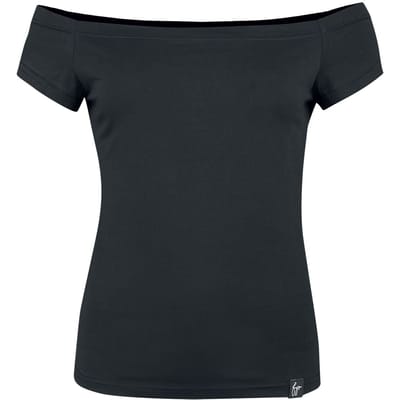 Forplay T-shirt - Fran - M tot XXL - voor Vrouwen - zwart