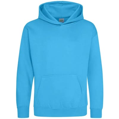 Just Hoods Kids´ Hoodie JH001K - HAWAIIAN BLUE - 5/6 (S)