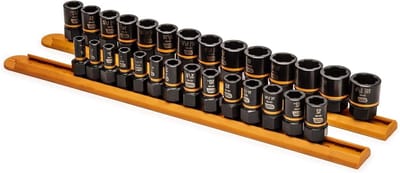 Tandwielsleutel Set - Dopsleutel Set - Bevestigingen Losdraaien - Zwart Oxide Afwerking - 28 Delig - Zwart