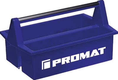 PROMAT Gereedschapsdraagkist LxB420xH120 mm 2 vakken kunststof PROMAT