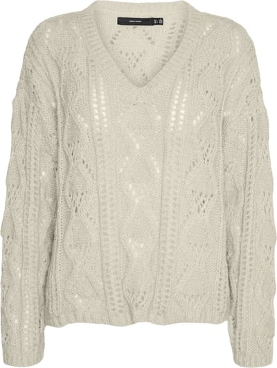 VERO MODA - VMNEWERINSTRUCTURE LS V-NK PULLOV GA BOO - Dames - Gebreide truien