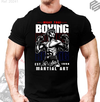 Kick Boxing T-shirt 100% cotton Boxing Kickboxing Gym Training Muy Thai Martial Art T-shirt