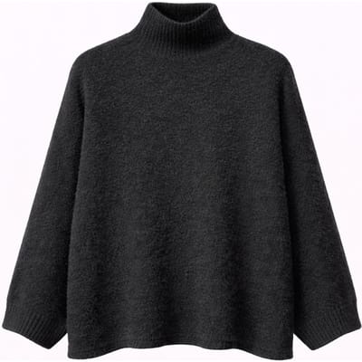 Oversized Geribbelde Coltrui