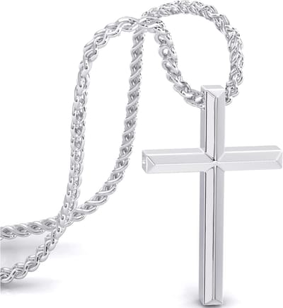 SERASAR Premium ketting heren [Trust] | Roestvast roestvrij staal | Stabiele ketting | Veilige sluiting | Kleur: Zilver | Lengte: 50cm | Inclusief sieradendoosje