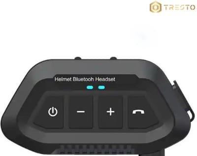 TRESTO - Premium Bluetooth Motorhelm & Scooterhelm Headset – Draadloos Communicatiesysteem – Waterdicht – HD Audio & Geavanceerde Ruisonderdrukking