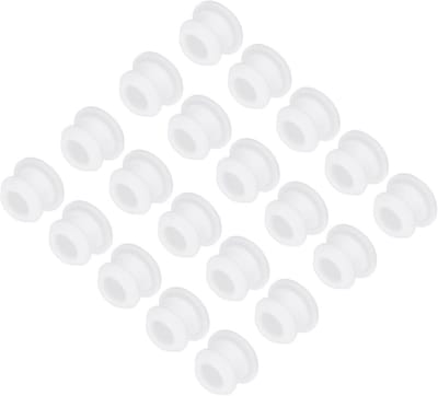 20 Stuks Ronde Rubberen Afsluitdoppen voor Spoelbak of Paneel - 10mm Diameter