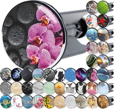 Wastafelstop - Stopkraan Badkamer - Water Dicht Maken - Universele Pasvorm - 4 cm Diameter - Chroom