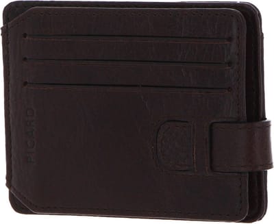 PICARD Leren Kaarthoes Buddy 1 Card Case Cafe Donkerbruin