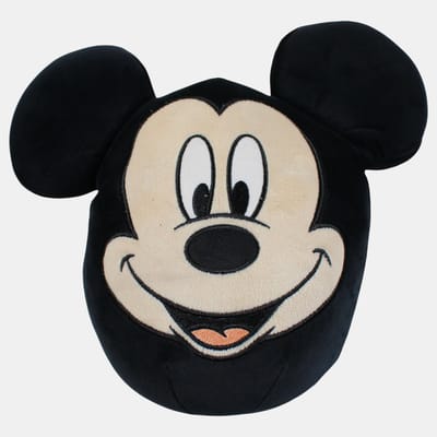 Disney Home Mickey Mouse Kussen – Ø 22 cm – Super Zacht Kinderkussen – 100% Polyester