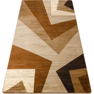 Kleden Rugsx Tapijt ROYAL G2095 Geometrisch - beige / 100x200 cm