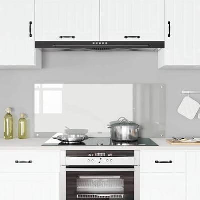 vidaXL - Keukenachterwand - Doorzichtig - 120 - x - 50 - cm - gehard - glas