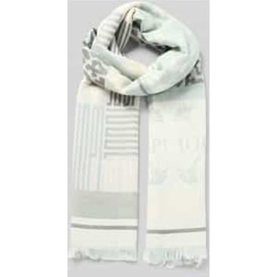 Sjaal met Label-Details en franjes Model 'Ailis'