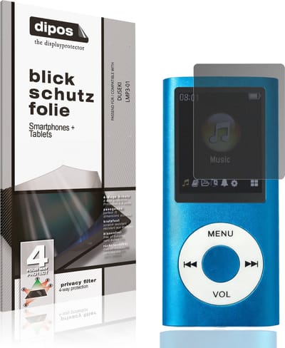 dipos – Matte Privacy Screenprotector geschikt voor DUSEKI LMP3-01 | Anti-Spy Beschermfolie