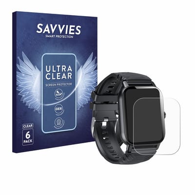 Savvies - Screenprotector voor Ddidbi P66D / P66E / P66E2 / P114 1.85" - Folie Beschermfolie transparant 6 Stuks