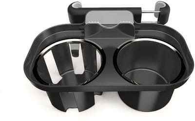 Dailygoods- Bekerhouder Auto - Universele Hoofdsteunhouder - Dubbele Bekerhouder - Drankhouder - Telefoonhouder - Eenvoudige Installatie