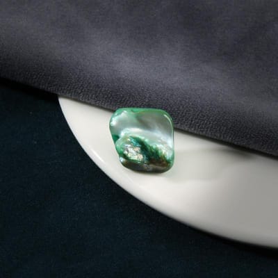 High-End Schelpknopen Heren- En Dameskleding Jas Jas High-End Onregelmatige Knopen Kinder Trui Vest Kleine Knoppen 3 #green * about 2cm long and 1.6cm wide