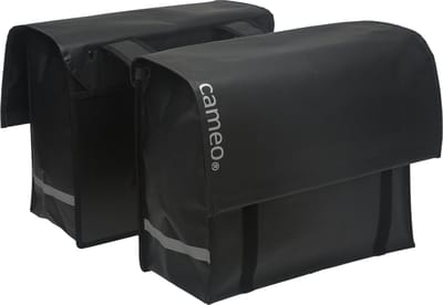 New Looxs Cameo Double Bisonyl - Dubbele Fietstas - 46 liter - Mat Zwart