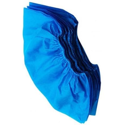 20/50/100 Stuks Wegwerp Schoenenhoes Stofdicht Antislip Schoenenhoes Kinderen Studenten Volwassene Non-woven Huishoudelijke Voetbedekking 50pcs blue