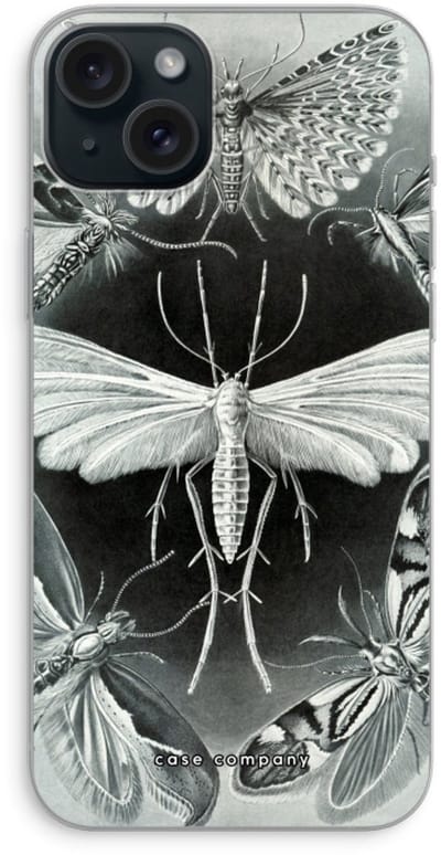 Case Company® - Hoesje geschikt voor iPhone 15 Plus hoesje - Haeckel Tineida - Soft Cover Telefoonhoesje - Bescherming aan alle Kanten en Schermrand