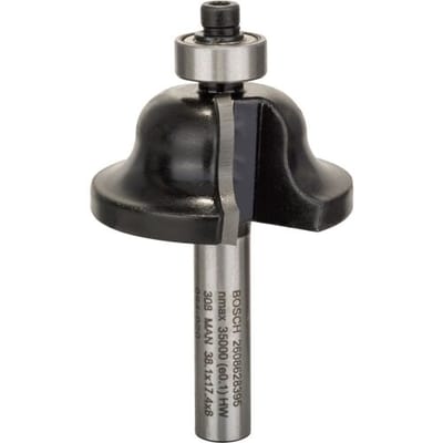 Bosch - Paneelfrees B 8 mm, R1 6,3 mm, B 12,7 mm, L 17,4 mm, G 61 mm