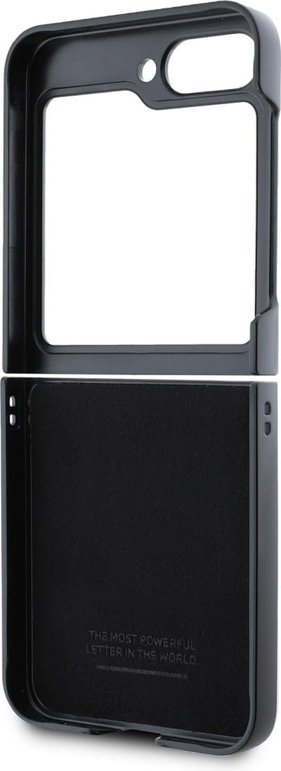 BMW Carbon Blue Line Case for Samsung Galaxy Z Flip 6 - Black