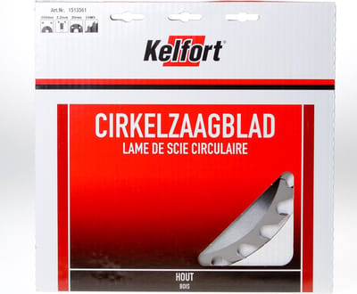 Kelfort Cirkelzaagblad hardmetaal 24 tanden WS-LWZ diameter 250 x 3.2 x 30mm (Prijs per stuk)