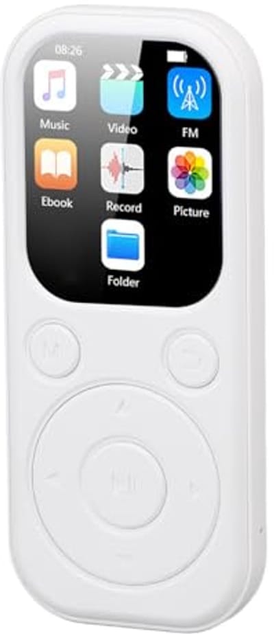 MP3 Speler - Muziekspeler - Muziek Luisteren - Hifi Geluidskwaliteit - 128 GB Uitbreidbaar - Wit