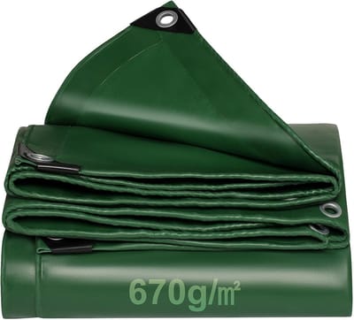Afdekzeil Vrachtwagen - Beschermend Zeil - Lading Beschermen - Waterdicht Scheurvast - 600 x 400 cm