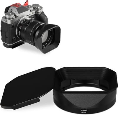 Vierkante Metalen Lenskap voor Fujifilm XF18-55mm en XF 14mm Lensen - Geschikt voor XT5, X-T4, XT50 en XH2 Camera's - Bescherming, Vermindering van Flare, Verbeterde Beeldkwaliteit