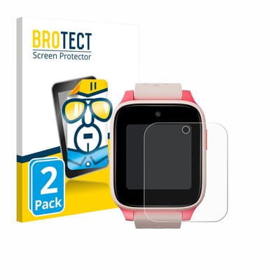 BROTECT - Screenprotector voor TCL Movetime Kids Watch MT46 - Folie Beschermfolie transparant 2 Stuks