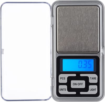 digitale weegschaal mini - telfunctie - tarra knop - tot 200 g - precisieweegschaal