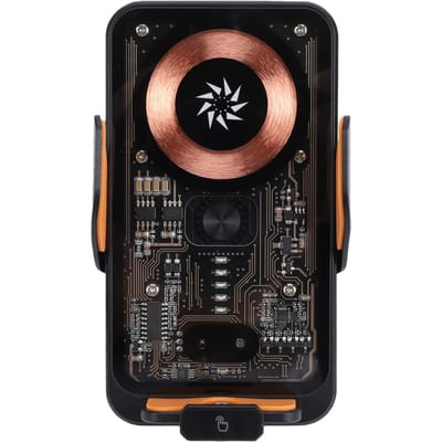 Draadloze Autolader Transparant 360 graden Draaibaar Auto Klemmen Telefoonhouder Auto Lader 120W Snel Magnetisch