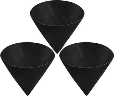 Plantenmandhoezen Vlies - Kweekmat Kegelvormig - Planten Verzorgen - Waterdicht Ademend Design - Maat L - Grijs