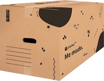 Verhuisdozen Set van 20 - Extra Sterke Opslagdozen met Handvatten - 60x40x40 cm