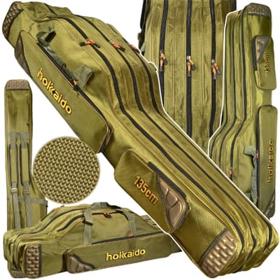 Hokkaido Hengelsport Tas 135cm - 3 Vakken, Waterdicht