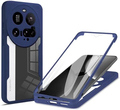Hoesje geschikt voor Xiaomi 15 Ultra - Techsuit ColorVerse 360 Case met Screenprotector - Blauw