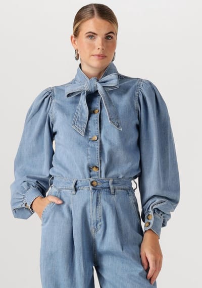 Notre-V Nv-goldie Dames - Jurken - Blauw - Maat XS