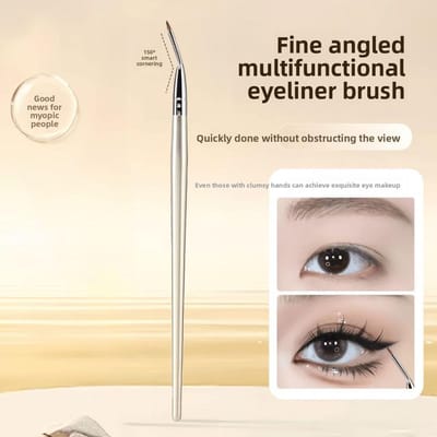 Pinceau Eyeliner Angulaire Fin pour Détails Sous les Yeux Pinceau de Maquillage Outil de Maquillage angled