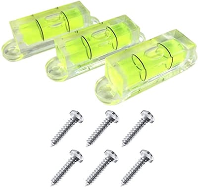 Mini Bubble Spirit Niveau Schroef Op - Vierkant 28mm - Perfect Voor Doe-Het-Zelf Projecten